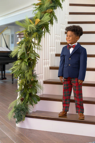 Sheffield Pants Paces Mill Plaid, Nantucket Navy (Twill)