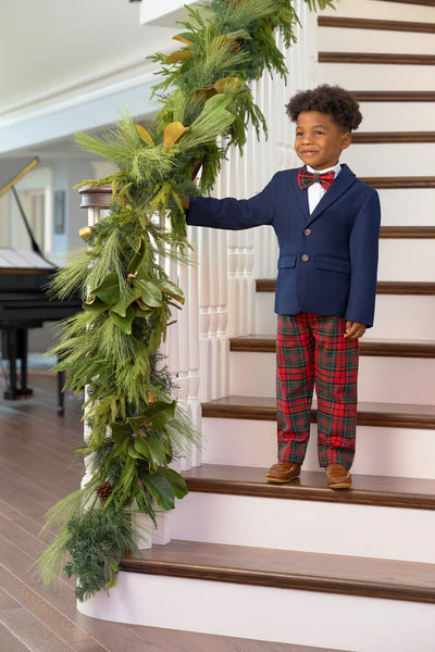 Sheffield Pants Paces Mill Plaid, Nantucket Navy (Twill)