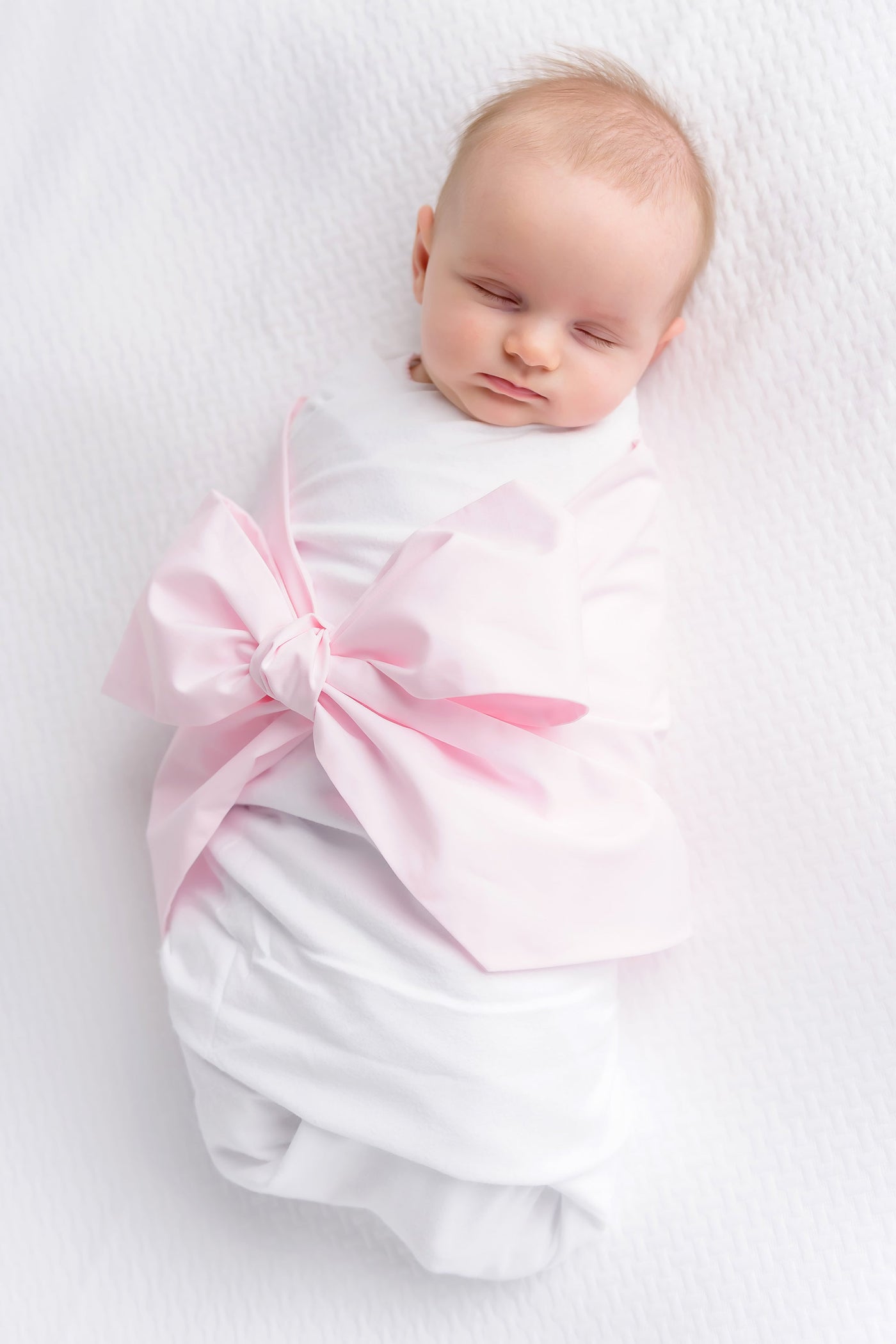 Bow Swaddle Palm Beach Pink