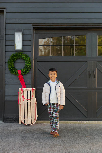 Prep School Pants Flannel Grant Park Plaid, Nantucket Navy