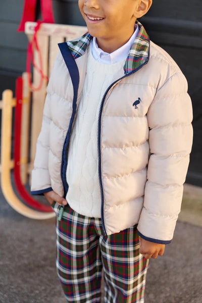 Cooper Coat Keeneland Khaki, Nantucket Navy, Grant Park Plaid