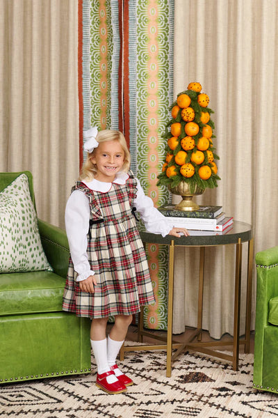 Pammy's Pinafore Dress Charlie Place Plaid, Newport Night (Flann)
