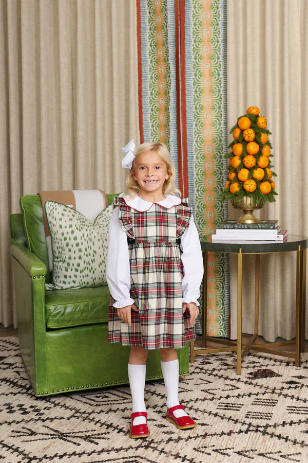 Pammy's Pinafore Dress Charlie Place Plaid, Newport Night (Flann)