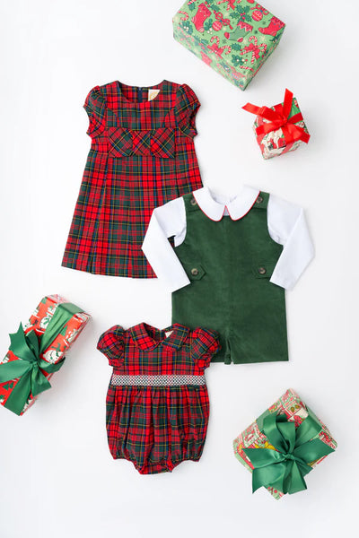 Darcy Dress Paces Mill Plaid (Twill)