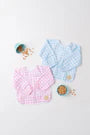 Biscuit Bib Palm Beach Pink Gingham