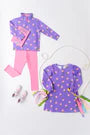 Sadie Sweatshirt Dress Sanibel Strawberry Palisades Purple
