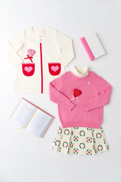 LS Peggy's Pocket Dress Palmetto Pearl, Richmond Red, Hamptons Hot Pink, Hearts (Broadcloth)