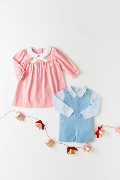 Peter Pan Collar Shirt Barrington Blue Palm Pearl