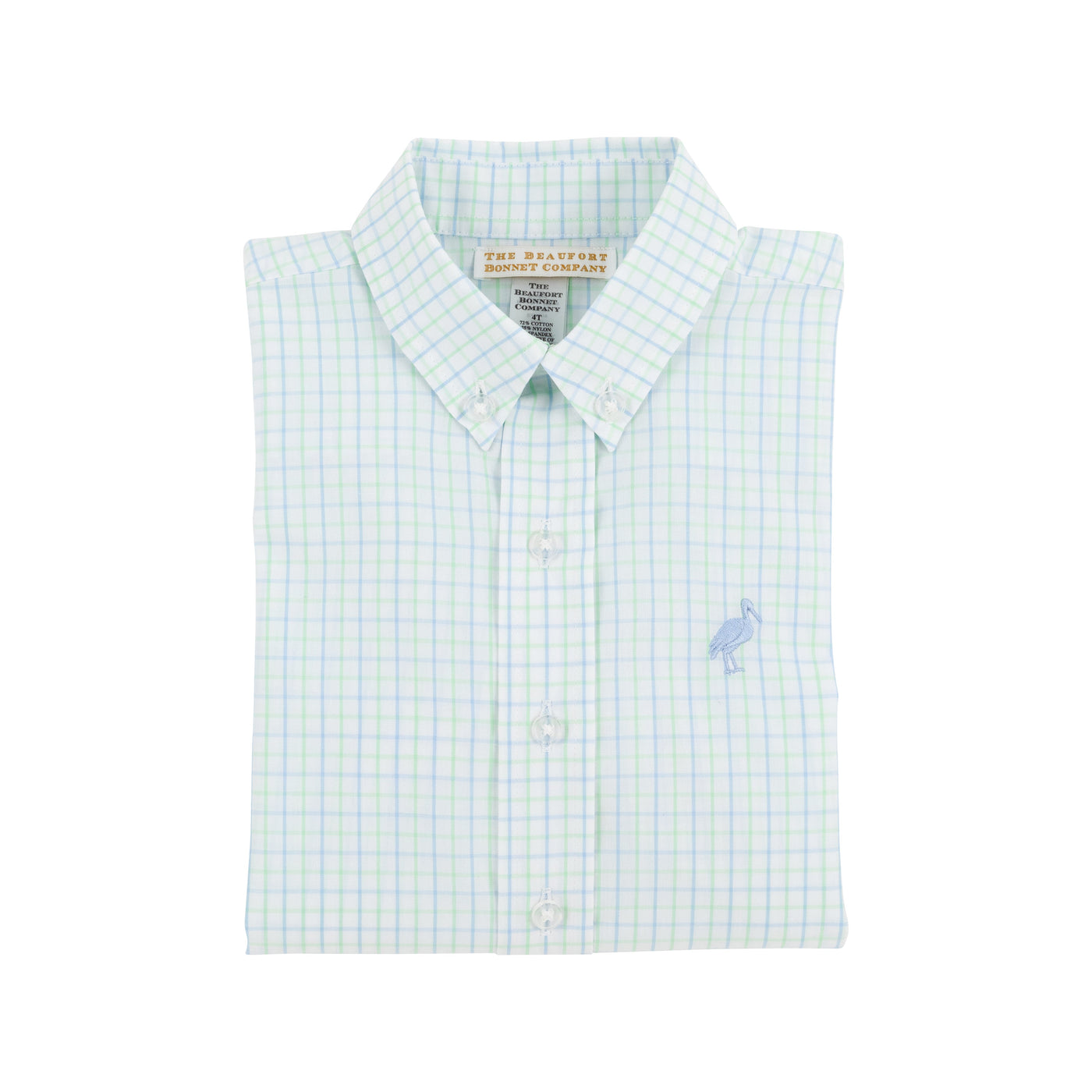 Dean's List Dress Shirt Sea Island Seafoam Windowpane Beale SB