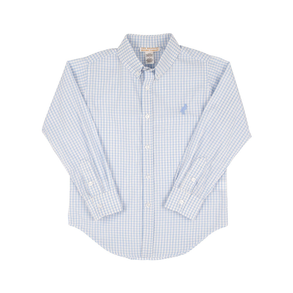 Dean's List Dress Shirt Beale Street Blue Windowpane