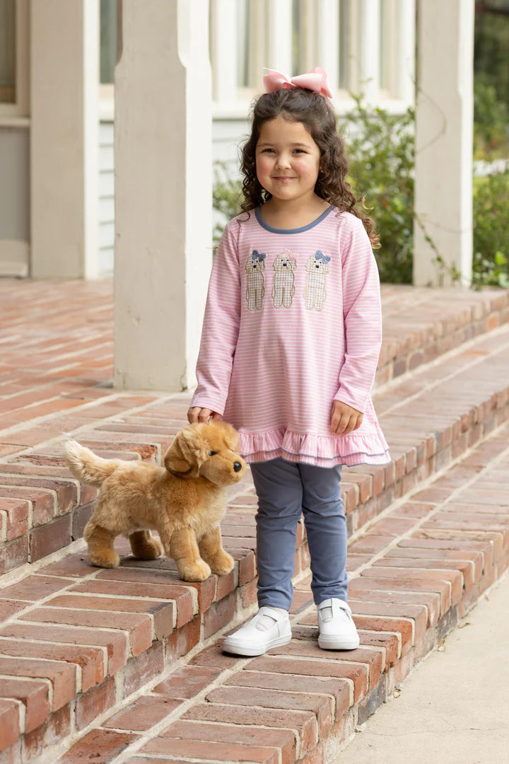 Dog Ruffle Pants Set