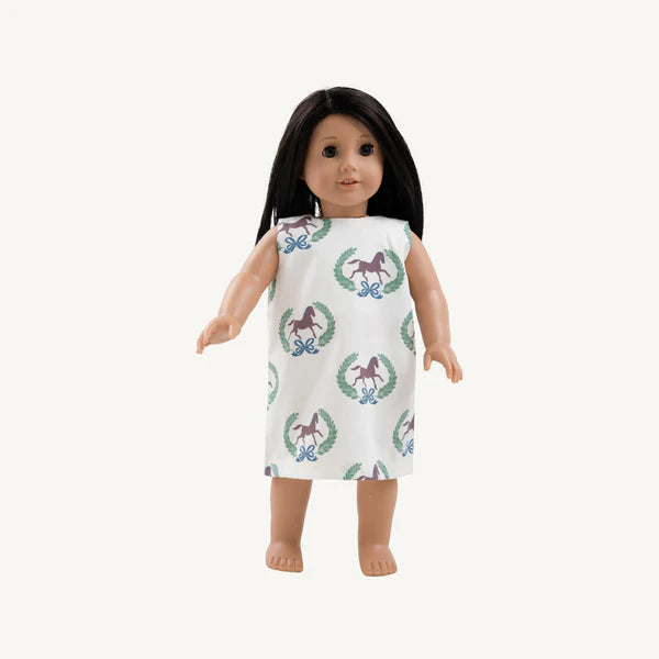 Dolly Annie Apron Dress Highland Horses
