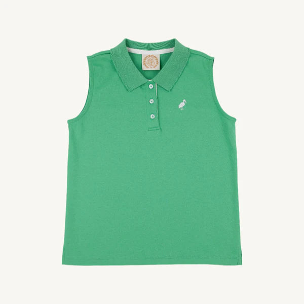 Sleeveless Anna Price Polo Gibson Island Green WAW