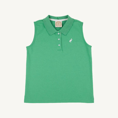 Sleeveless Anna Price Polo Gibson Island Green WAW