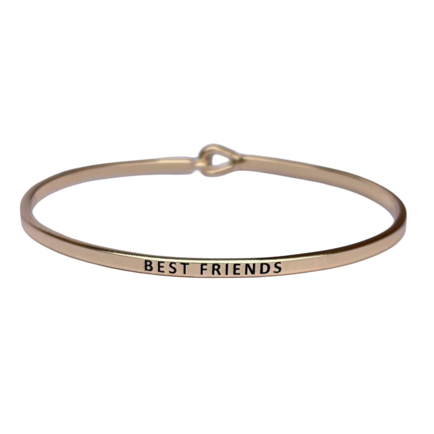 Gold Hook Bracelet Inspirational Assorted Engravings