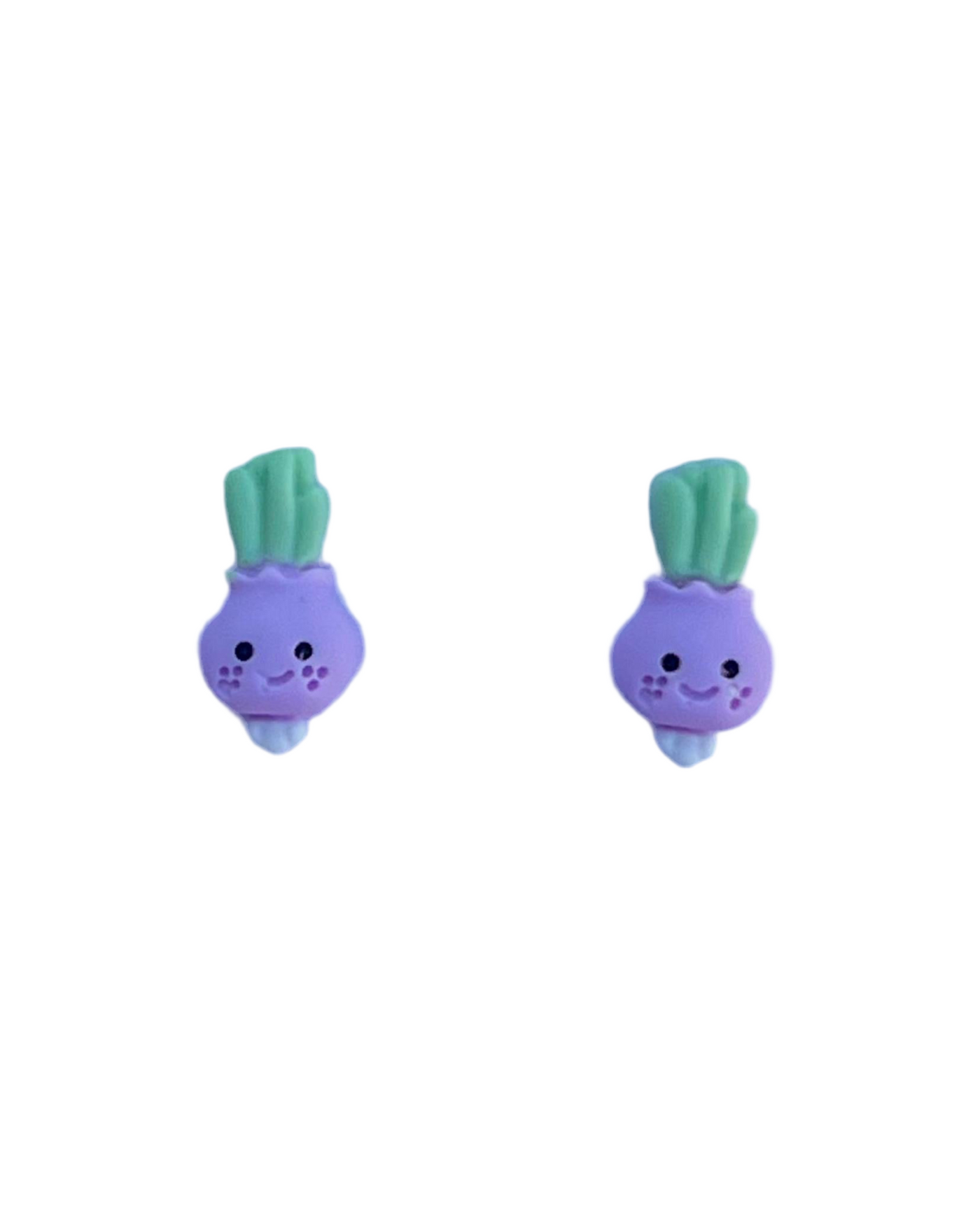 Acrylic Turnip Earrings