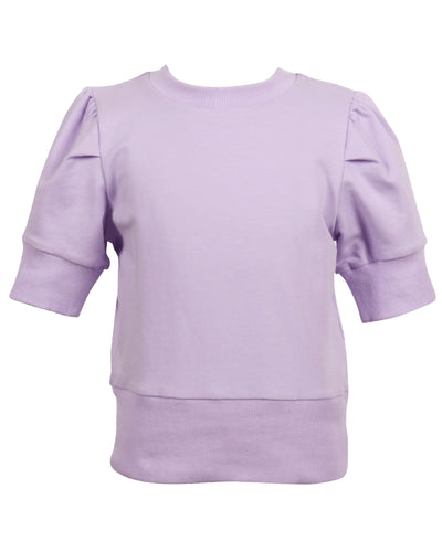 Lavender Maddison Top & Purple Stripe Leggings Set