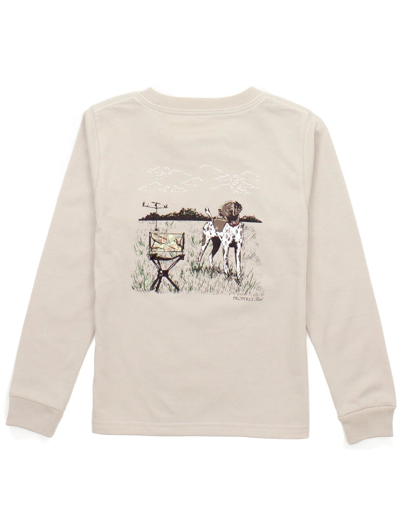 LD Boys Dove Hunt Linen LS