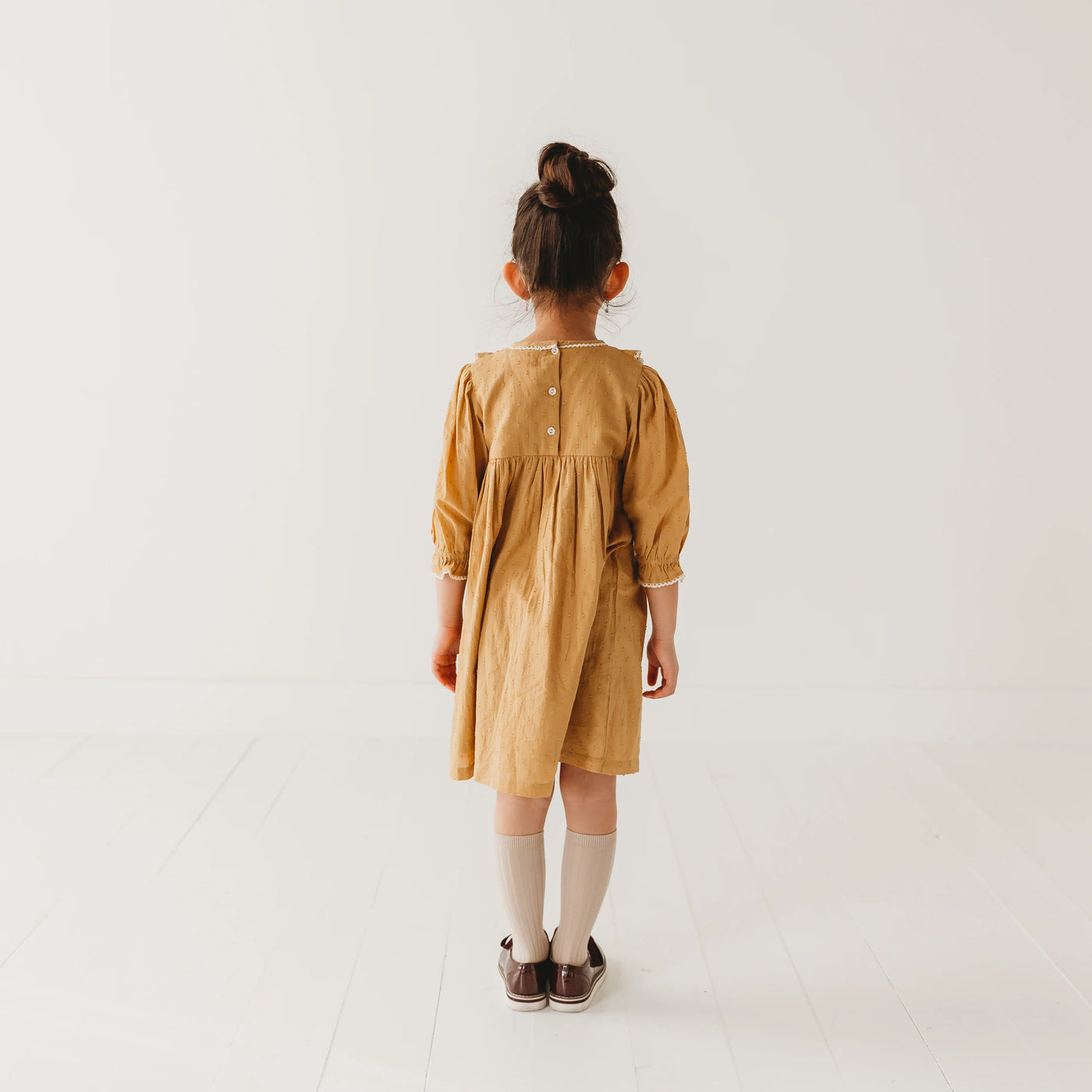 Dobby Delight Golden Hour Dress