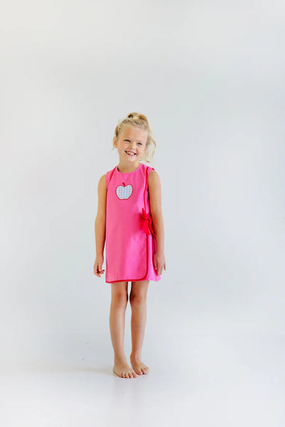 Wilma Wrap Dress Romany Rose Rich Red Apple