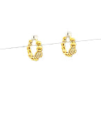 Beaded Hoop Earrings