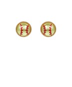 Softball Earrings