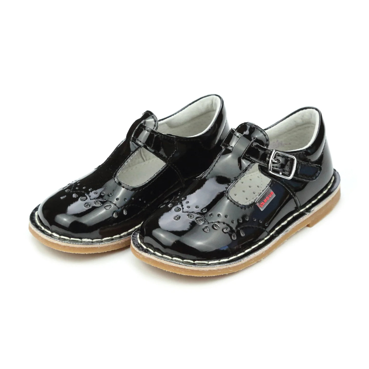 Ruthie T-Strap Mary Jane Patent Black