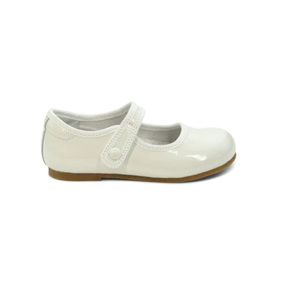 Renata Special Occasion Flat Patent Ivory