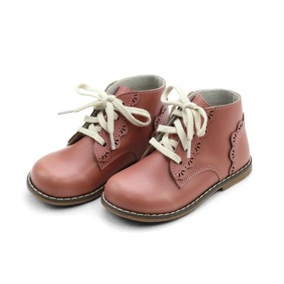Junie Lace Up Boot Vintage Rose