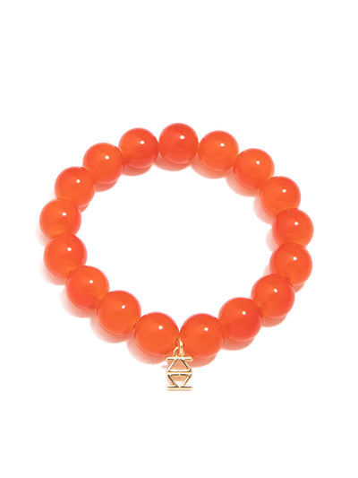 Glass Bead Stretch Bracelet - Various Colors