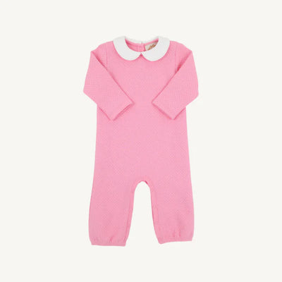 Poppy Dell Playsuit Quilted Hamptons Hot Pink