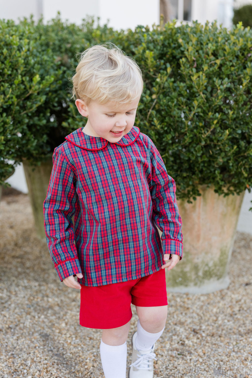 Ward Short Set Christmas Plaid