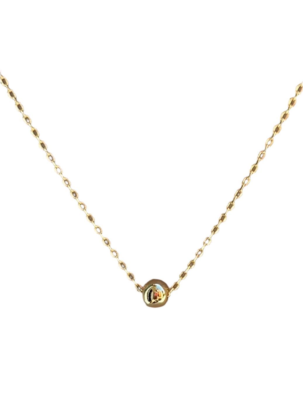 Gold Ball Necklace
