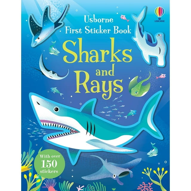 1st Sticker Book Sharks & Rays