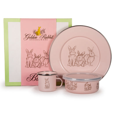 Pink Bunnies Child Set