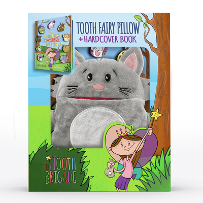 Gizmo Cat Tooth Fairy Pillow & Tooth Fairy Book Gift Set