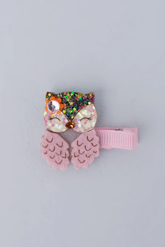Boutique Owl Barrette Set
