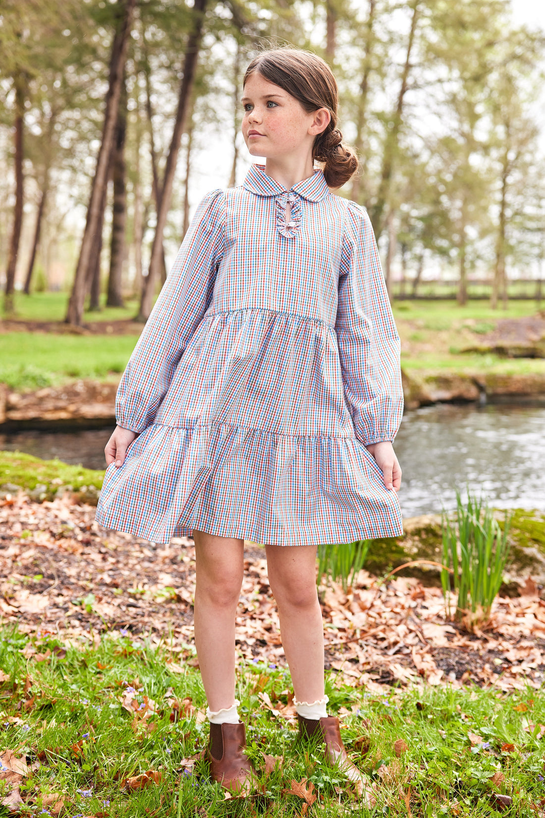 Haisley Dress Teton Plaid