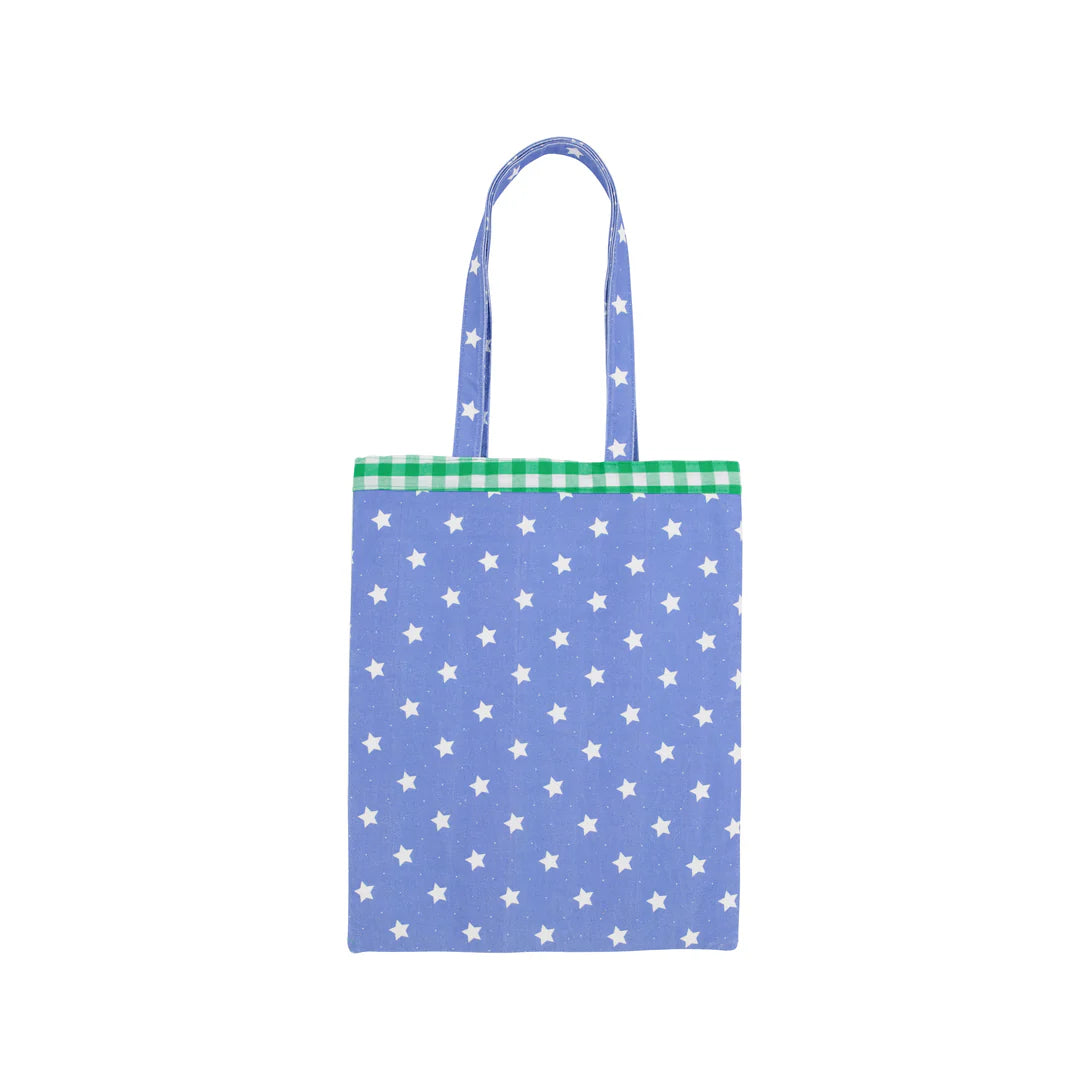 Library Bound Bag Kiawah Kelly Green Gingham