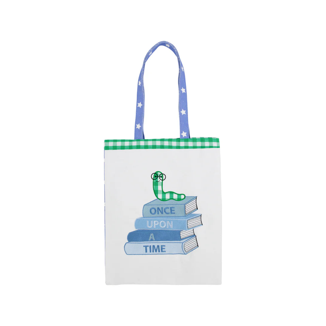 Library Bound Bag Kiawah Kelly Green Gingham