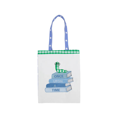 Library Bound Bag Kiawah Kelly Green Gingham