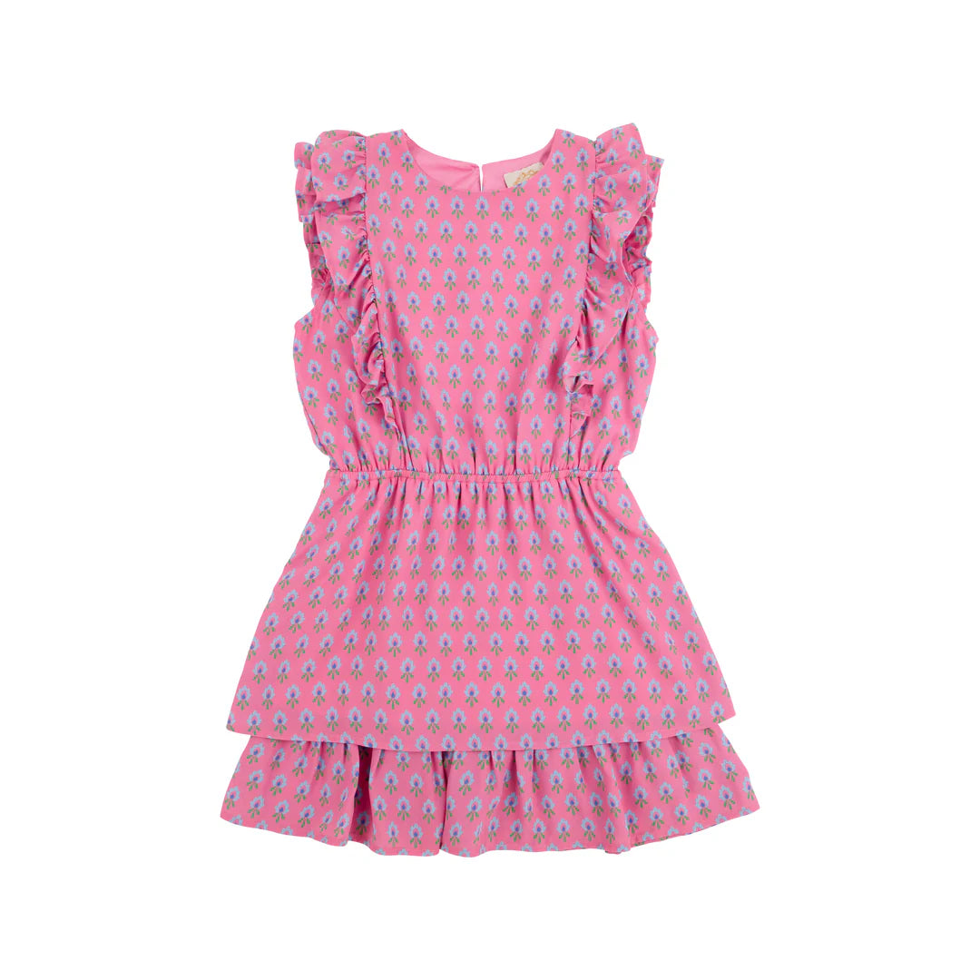 Emily Rives Ruffle Dress Holly Hills Hand Block