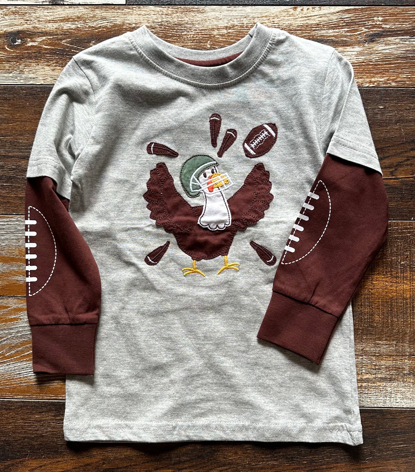 Turkey Football LS Tee