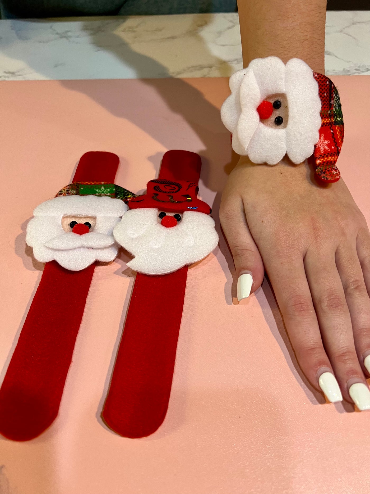 Christmas Felt Slap Bracelets