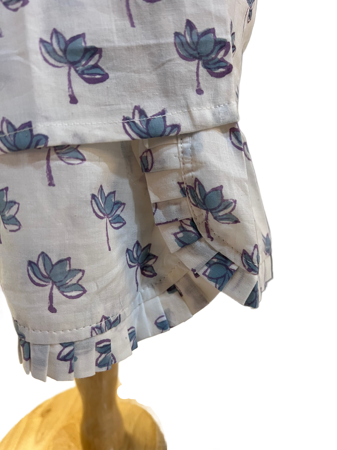 Blue Lotus Kimono Top & Short Set