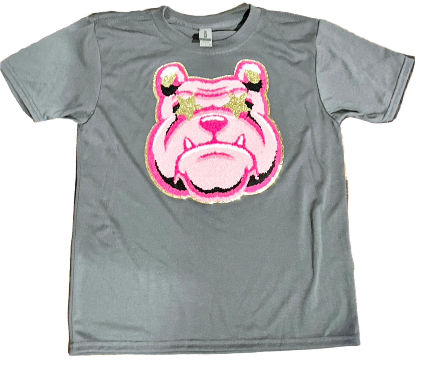 GA Tee - Puffy Pink Bulldog
