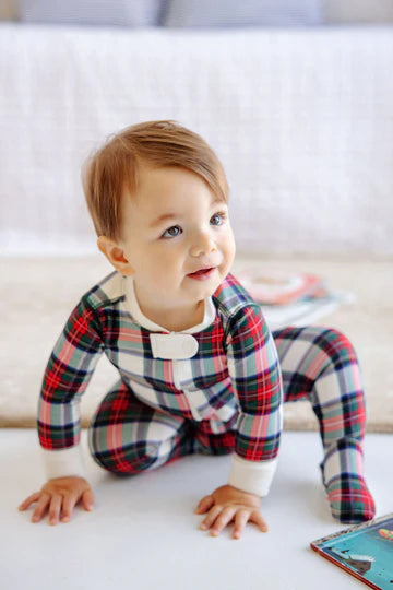 Knox's Footed Night Night Aiken Place Plaid