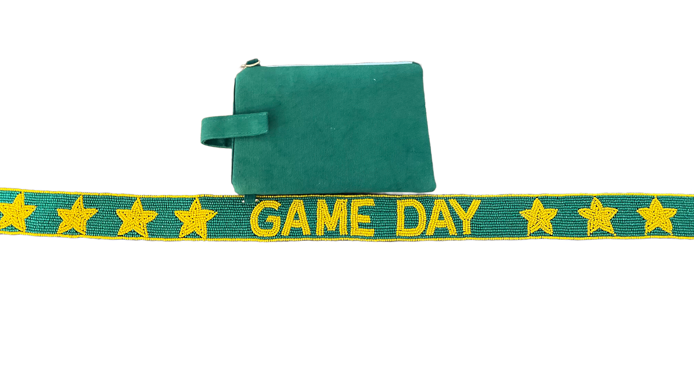 Green & Gold Sling Bag