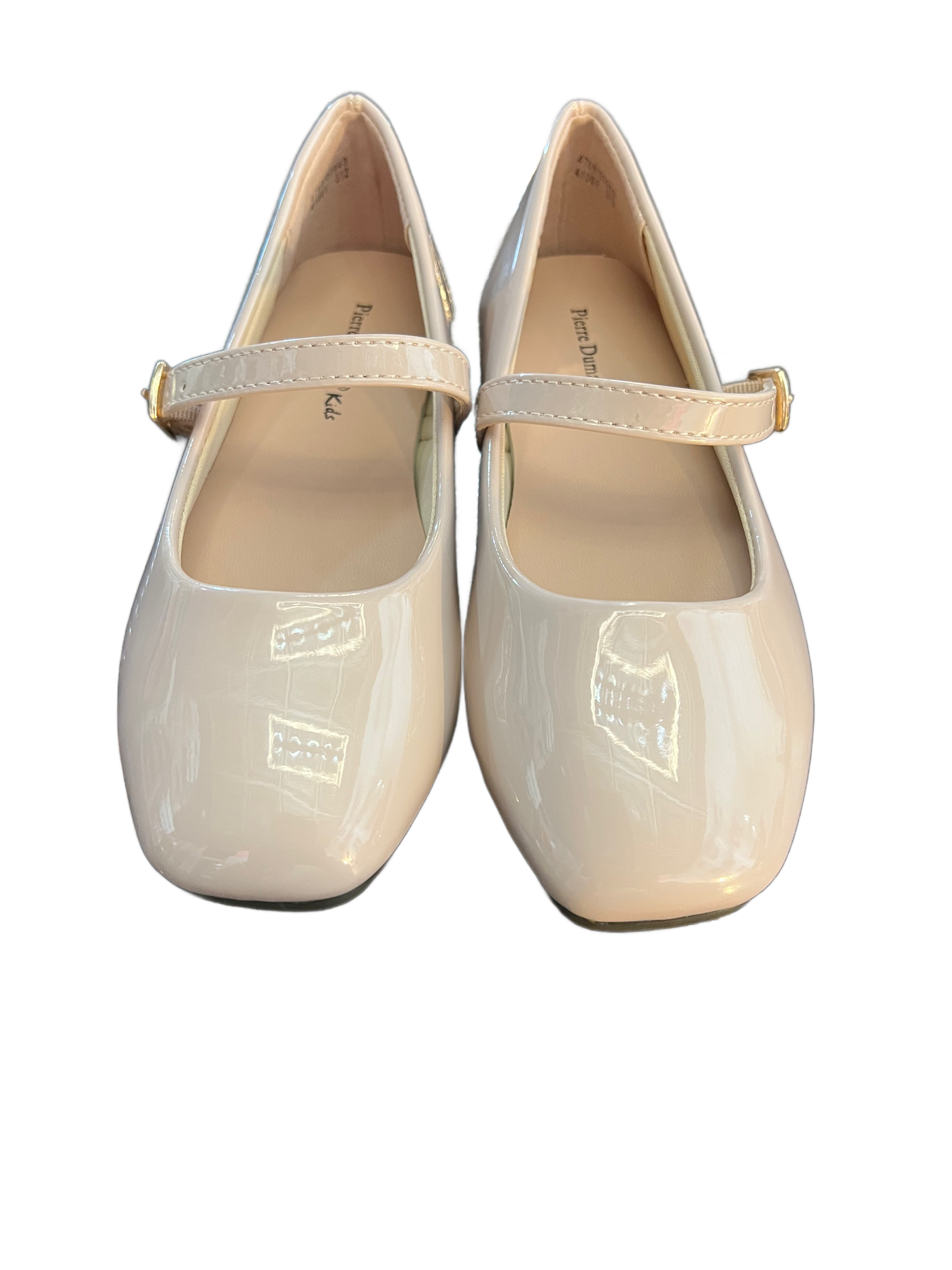 Penny Nude Patent Flat