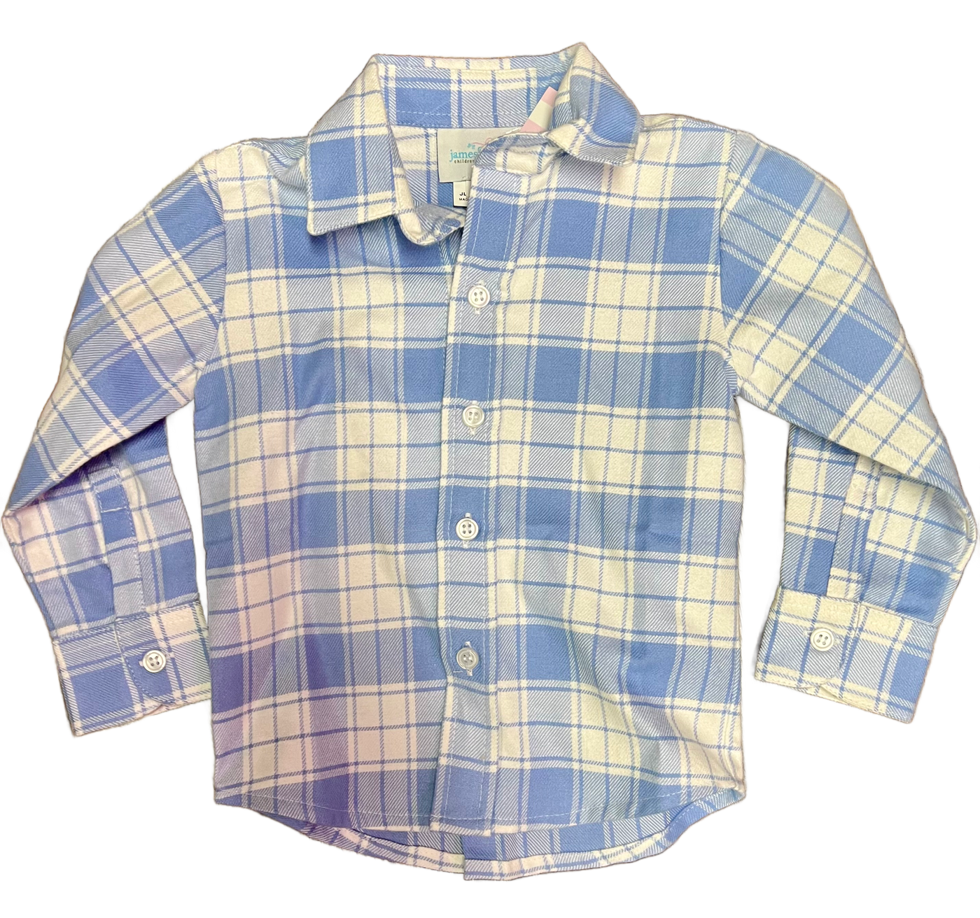 Ryan Dress Shirt Blue White Plaid